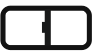 Rear RV window replacement icon