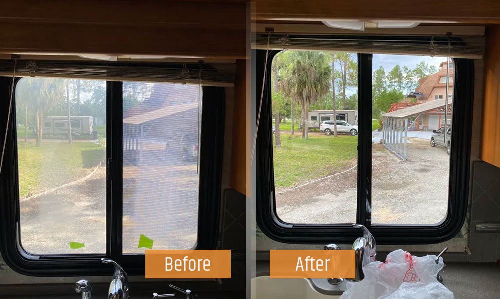 travel trailer slideout window replacement